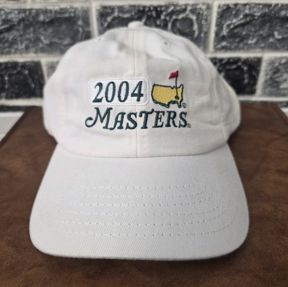 2004 VTG American Needle White Cap with Masters Logo One Size